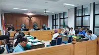 Sekretaris Jenderal (Sekjen) Aliansi Masyarakat Adat Nusantara (AMAN) Rukka Sombolinggi saat menghadiri sidang gugatan di Pengadilan Tata Usaha Negara (PTUN) Jakarta, Pulogebang, Jakarta Timur. (Istimewa)