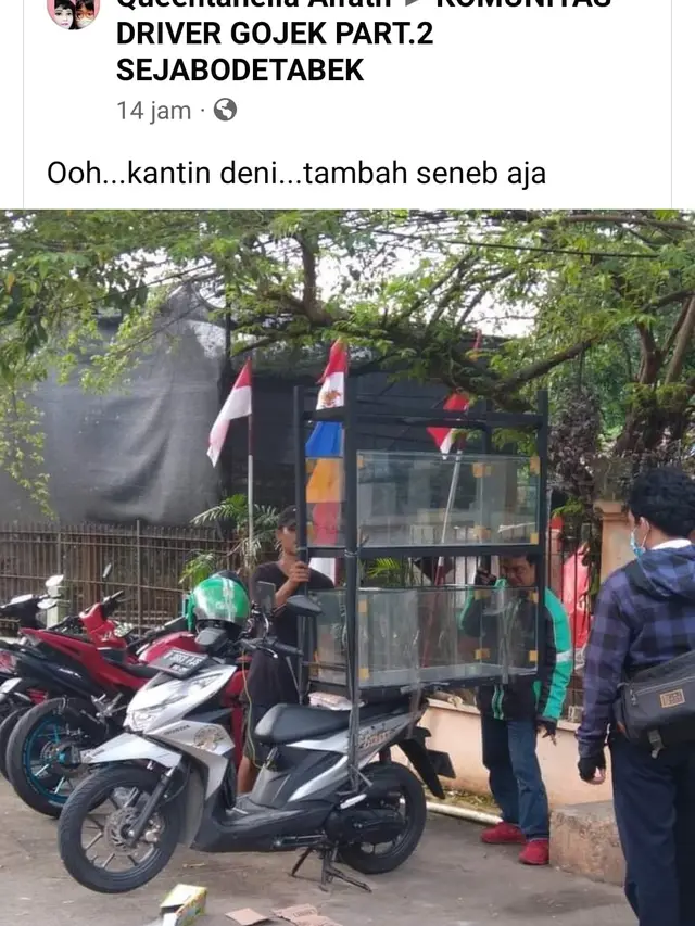 7 Potret Ojol Kirim Barang Berukuran Jumbo Ini Bikin Kasihan