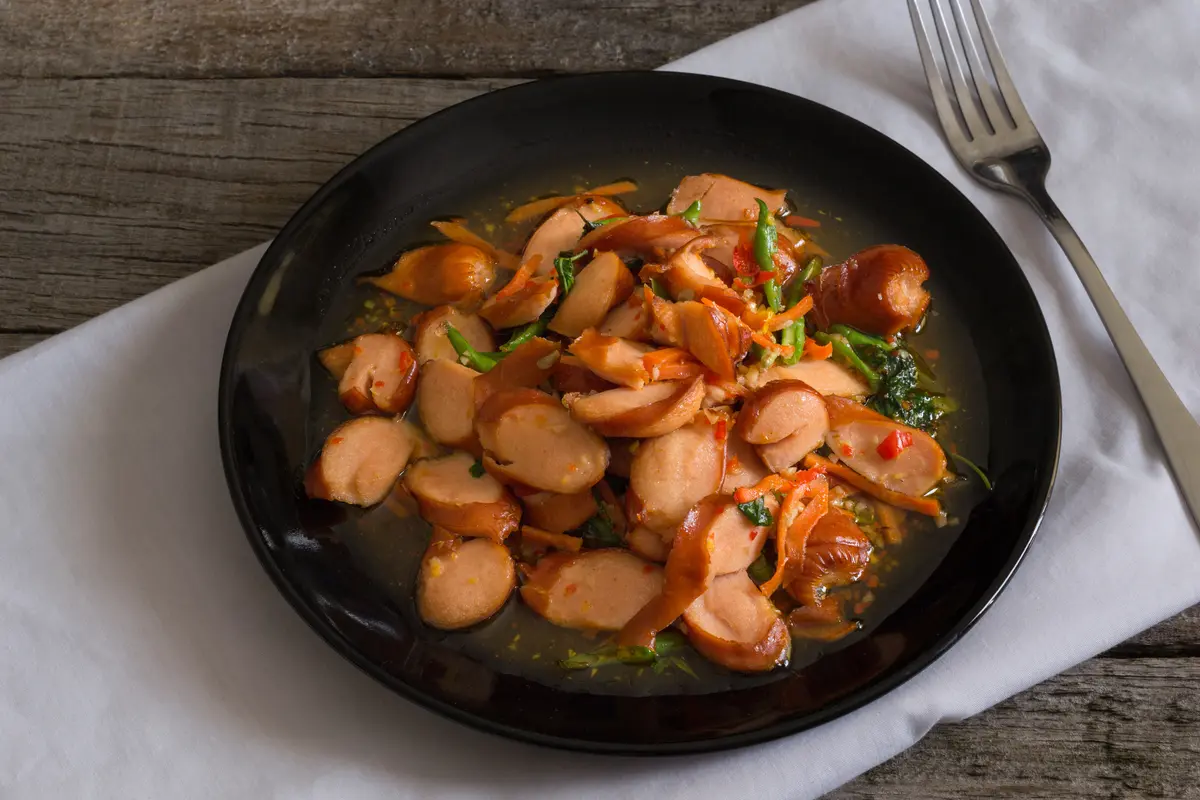 Resep Tumis Sosis Kemangi