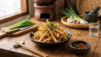 Resep Batang Daun Bawang Goreng Krispi, Kreasi Camilan Gurih yang Menggugah Selera