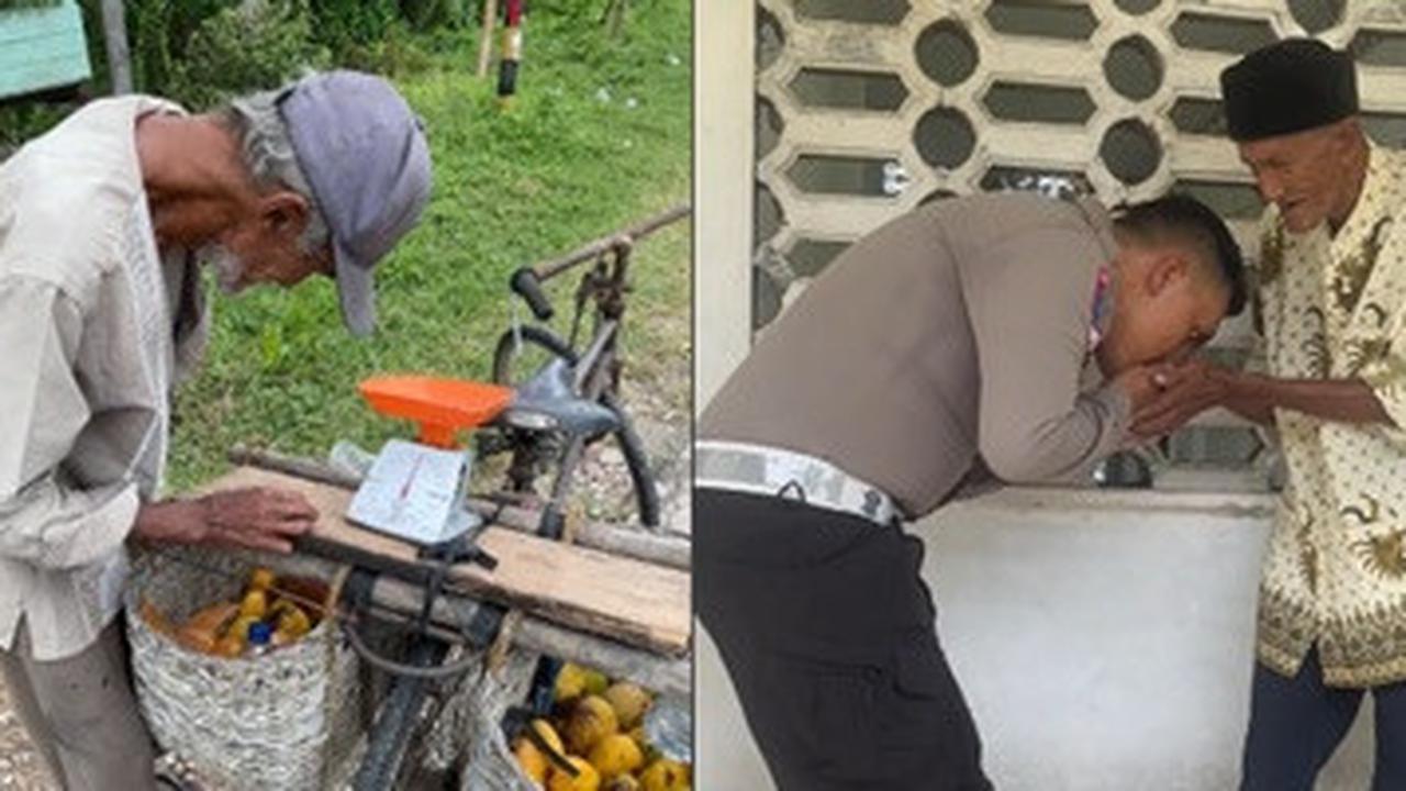 Rezeki dari Allah! Kakek Penjual Mangga Keliling Keturunan Rasulullah di Aceh Akhirnya Bisa Umroh, Ada Jasa Polisi Baik di Baliknya