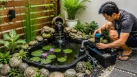Cara Membuat Kolam Mini yang Tidak Cepat Kotor, Ikuti 8 Langkah Ini agar Air Jernih &amp; Ikan Sehat