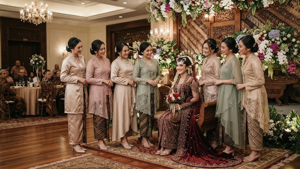 8 Warna Baju Bridesmaid untuk Pengantin Maroon, Memadukan Elegan dengan Harmoni