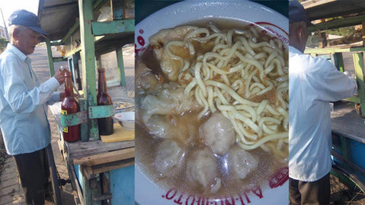 Kakek penjual bakso, sekolahkan anaknya hingga bergelar profesor
