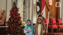 Pementasan drama tersebut untuk memeriahkan perayaan Natal sekaligus mengajarkan nilai religius dan rasa percaya diri pada anak. (Liputan6.com/Angga Yuniar)