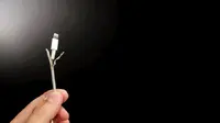 Ilustrasi kabel charger iPhone (Sumber: Istimewa)