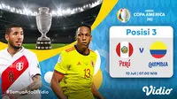 Live streaming Peru vs Kolombia di perebutan tempat ketiga Copa America 2021 dapat disaksikan melalui platform Vidio. (Dok. Vidio)