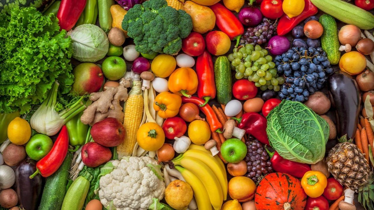 ilustrasi buah dan sayur