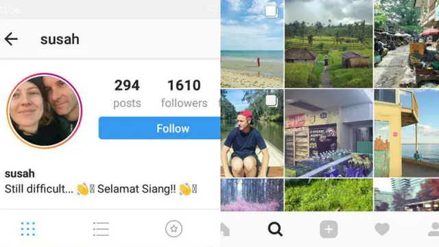 Mengalami keadaan susah karena bernama Susah.