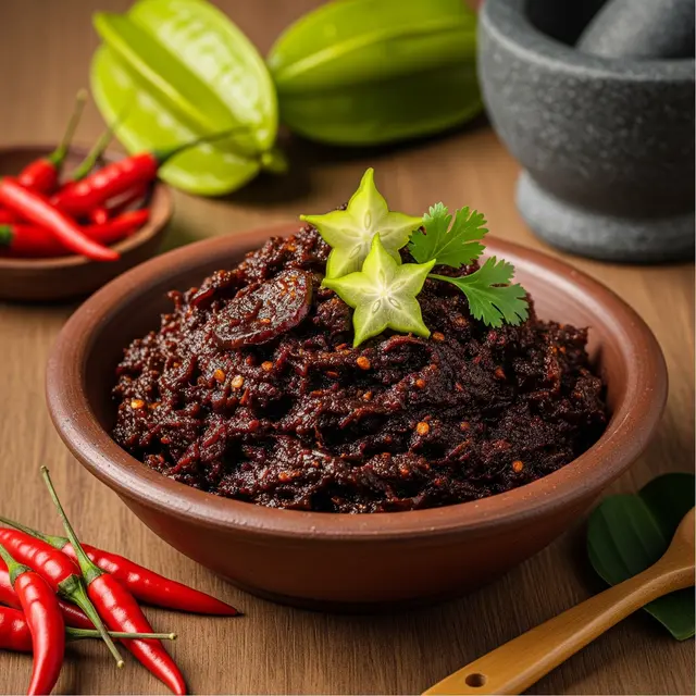 Sambal Hitam Belimbing Buluh (Gemini AI)