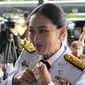 Paetongtarn Shinawatra menjadi perdana menteri Thailand ke-31. Ia menjadi perdana menteri Thailand termuda dalam sejarah dan perempuan kedua yang menduduki jabatan tersebut. (AP Photo/Sakchai Lalit)