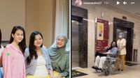 Jelang melahirkan anak kedua, Eriska Rein merayakan ulang tahun ke-28 di rumah sakit (Foto: Instagram @ninazatulini22)