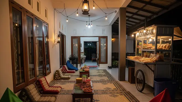 Inspirasi Angkringan Rumahan di Teras Rumah
