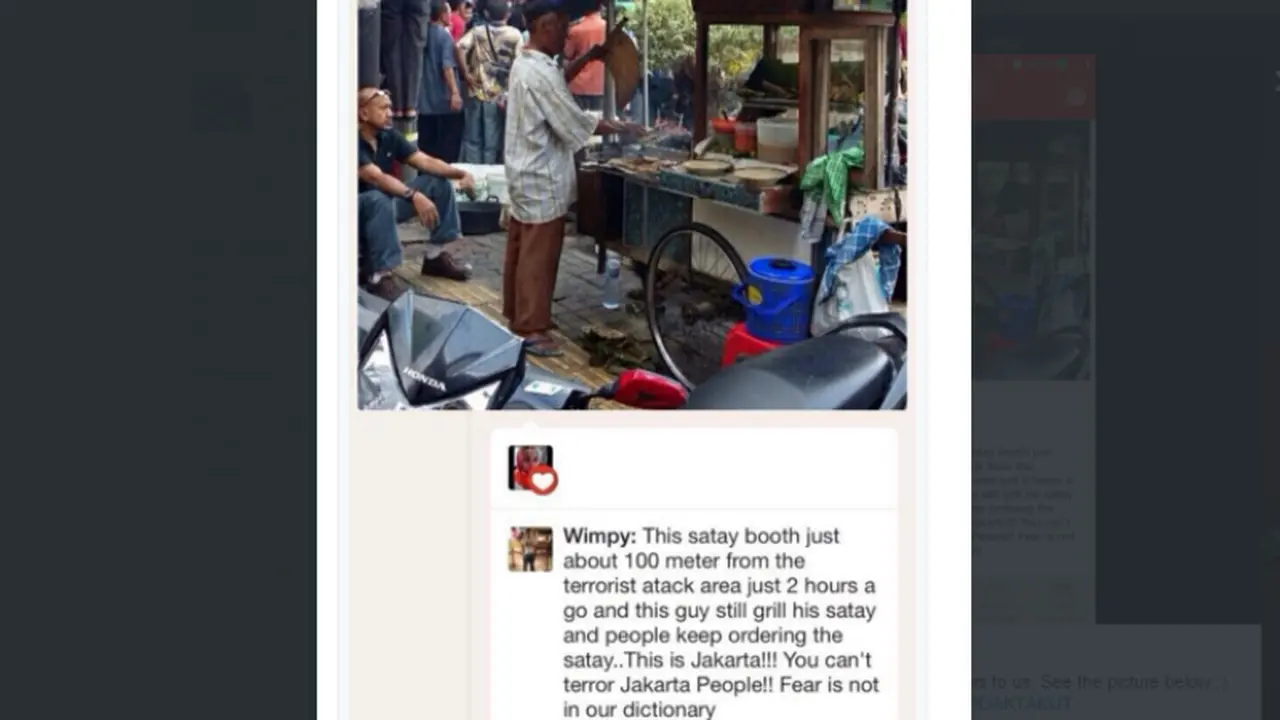 Nekat, Para Pedagang Ini Tetap Jualan di Tengah Bom Sarinah