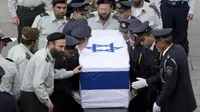 Rudal di Pemakaman`Si Penjagal` dari Israel