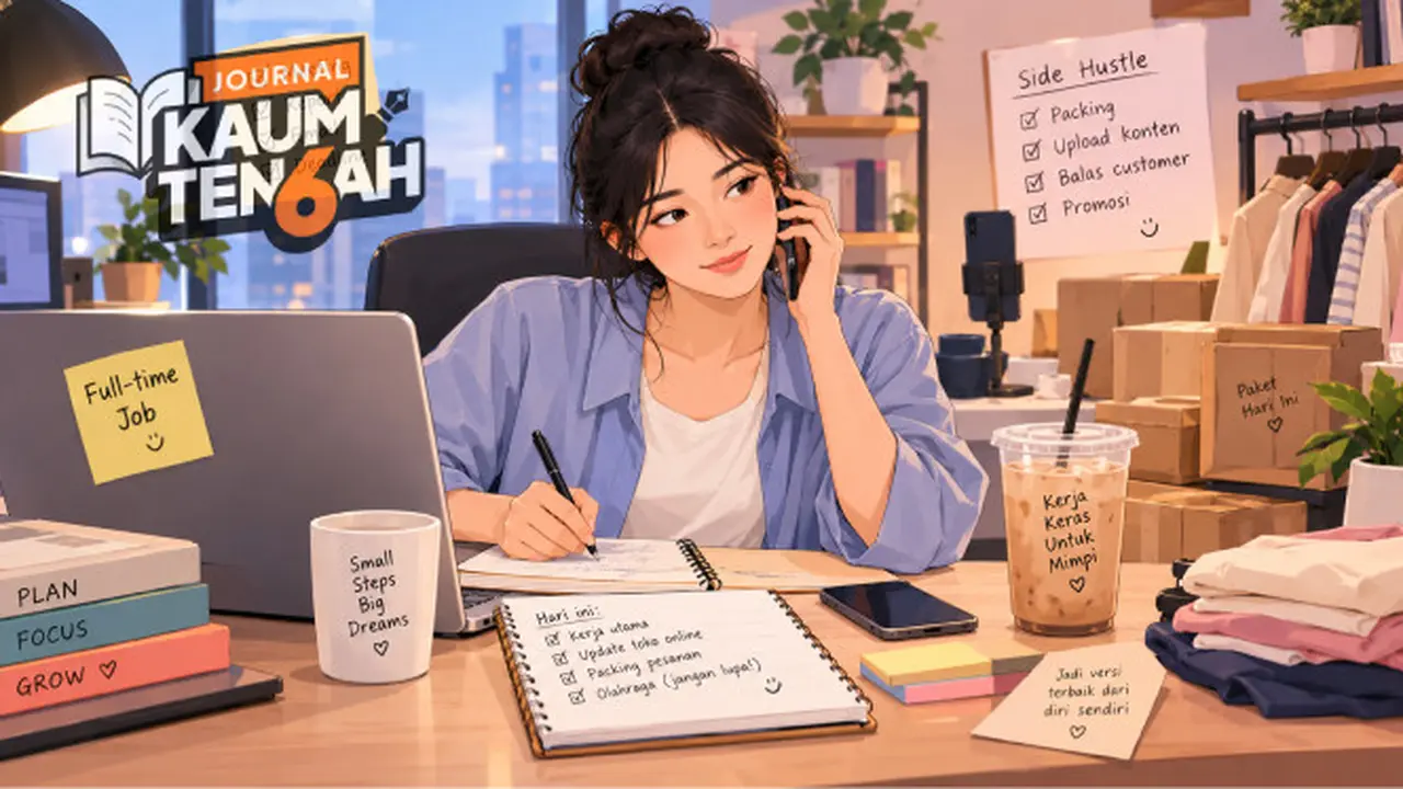 Double Job (Ilustrasi by ChatGPT)