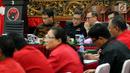 Suasana Diskusi dan Rencana Deklarasi Keterbukaan Informasi Publik Partai Politik, Jakarta, Rabu(28/3). Pada kesempatan tersebut PDIP menyampaikan kepada KIP soal transparansi keuangan partai melalui rekening gotong royong. (Liputan6.com/Johan Tallo)