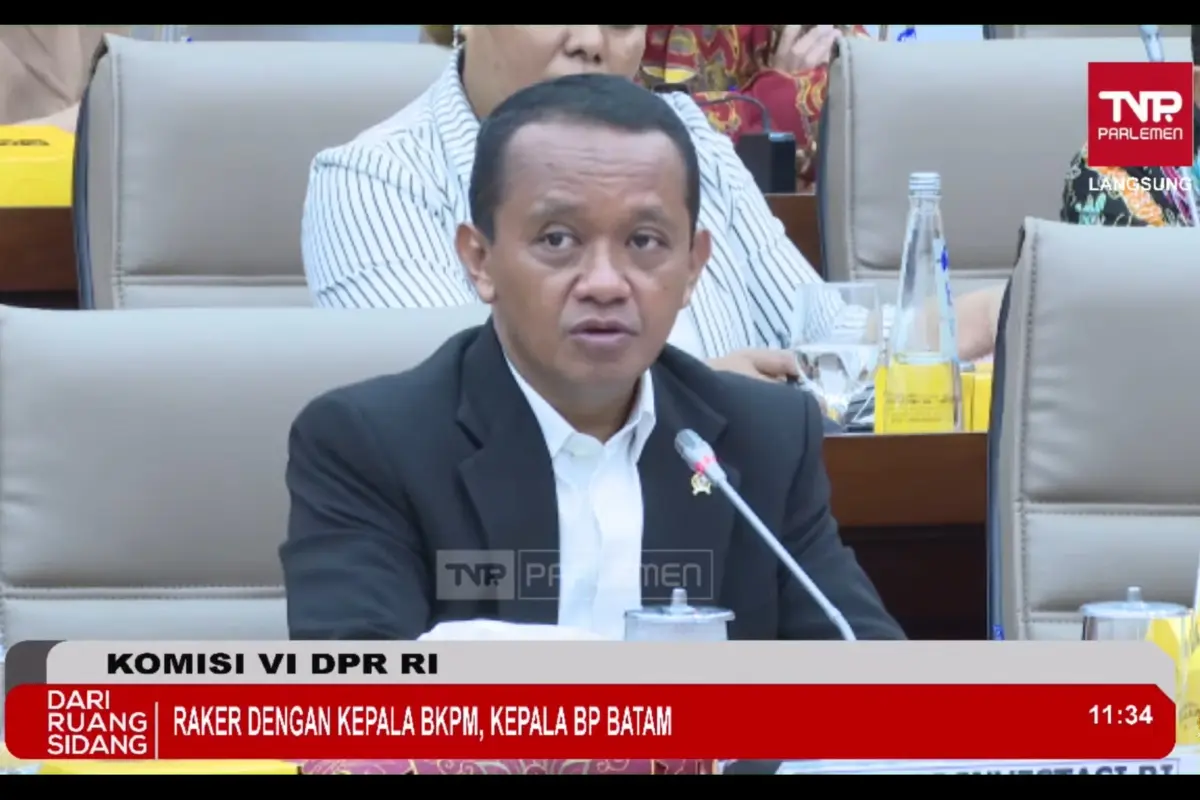 Menteri Investasi/Kepala BKPM Bahlil Lahadalia kembali memenuhi panggilan Komisi VI DPR guna membahas Tindak Lanjut Permasalahan lahan di Pulau Rempang