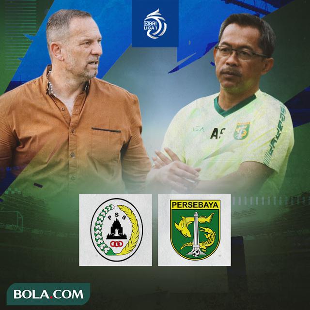 BRI Liga 1 - Duel Pelatih - PSS Sleman Vs Persebaya Surabaya