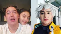 7 Potret Gaya Rambut Adipati Dolken, Tampil Kocak dengan Kuncir Dua