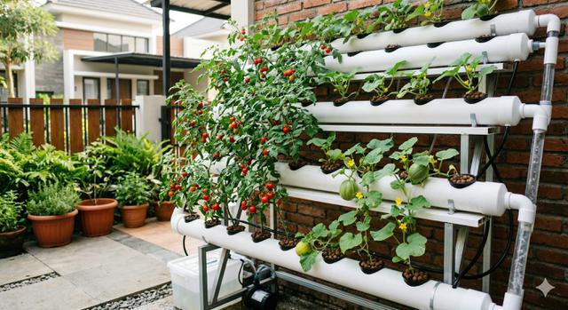 4. Terapkan Sistem Hidroponik