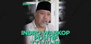 Indro Warkop Positif Covid-19