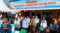 Dalam rangka mendorong potensi ekspor pengolahan hasil ikan di Provinsi Sulawesi Tengah, Stasiun Karantina Ikan Pengendalian Mutu dan Keamanan Hasil Perikanan Palu