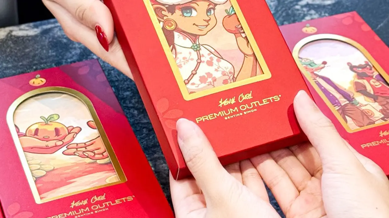Desain Angpao Seniman Kenji Chai untuk Ramaikan Perayaan Imlek 2026. Dok. Jakarta Premium Outlets