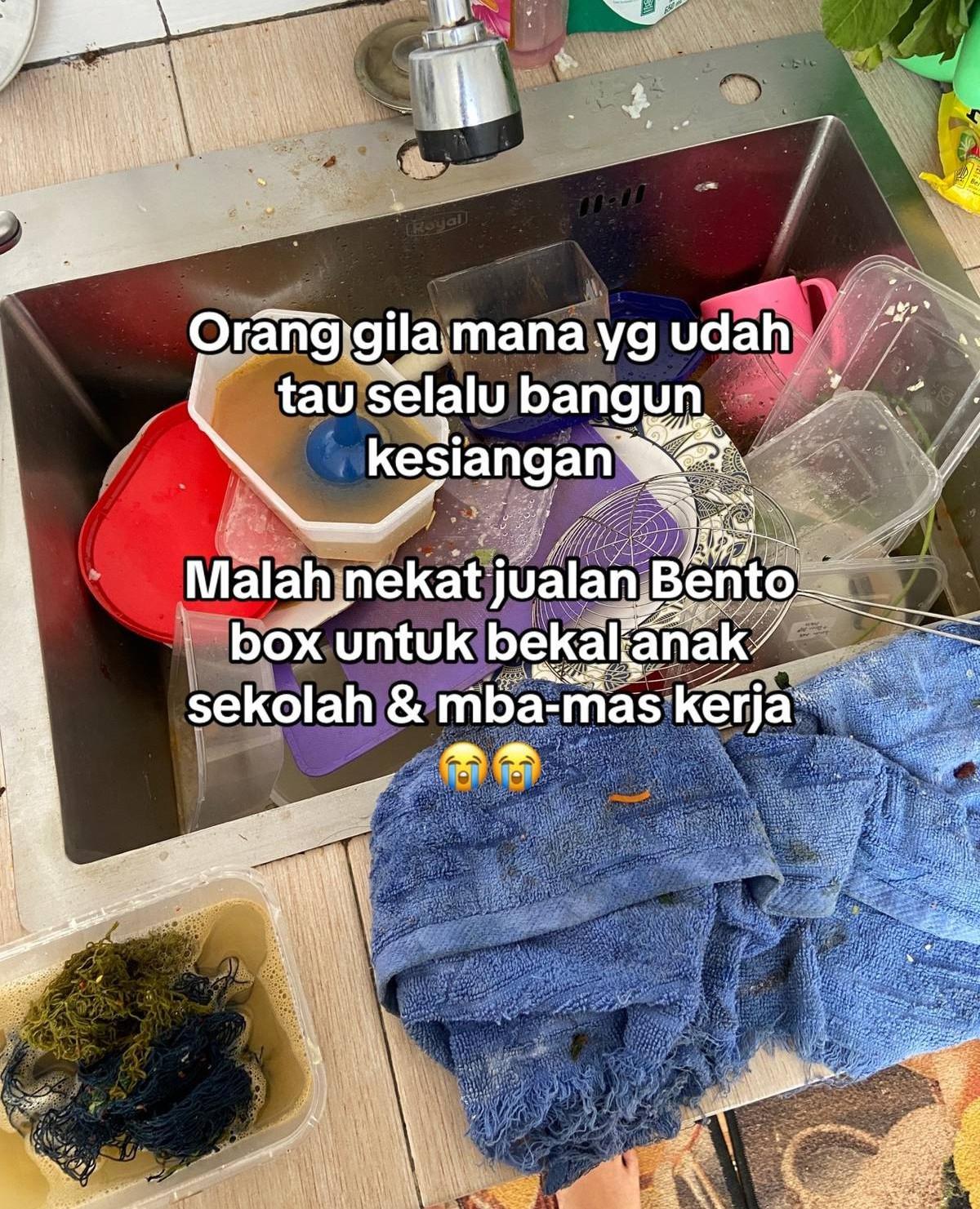 Belajar Bangun Pagi hingga Menawarkan Harga Murah, Lika Liku Pria Rintis Usaha Bento Box di Sekolahan Ini Curi Perhatian