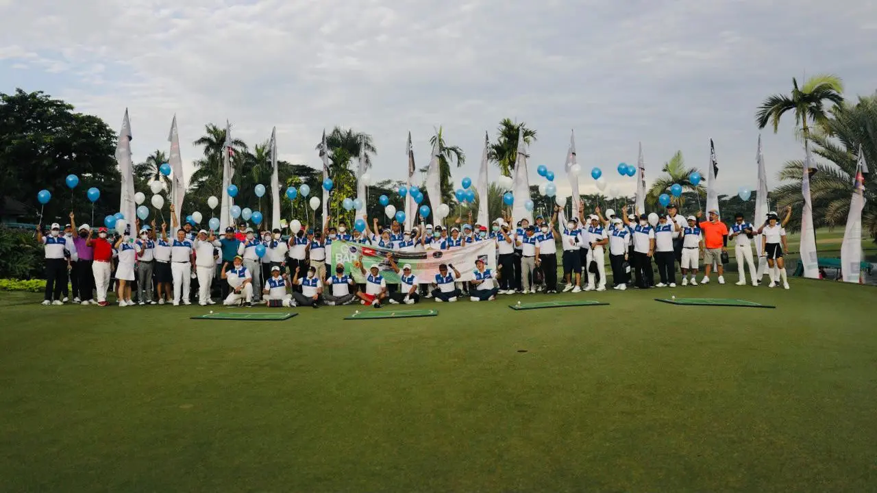 Pengurus Dewan Pimpinan Cabang Asosiasi Advokat Indonesia Jakarta Selatan (DPC AAI JAKSEL) menggelar ajang silahturahmi antar advokat dan kurator dengan menggelar turnamen golf. (Istimewa).