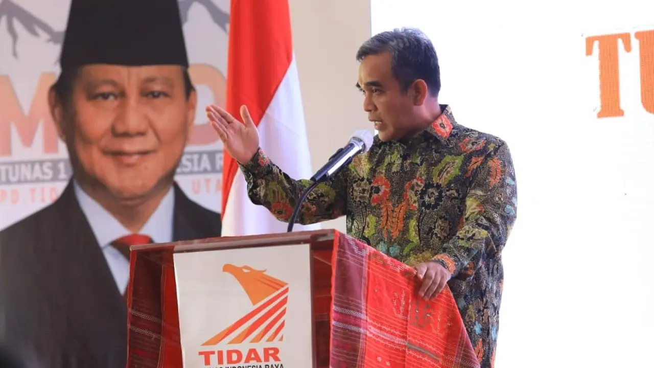 Sekretaris Jenderal Gerindra Ahmad Muzani.