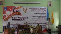Suasana tarhib Ramadan SMP Negeri 1 Muntilan di Kabupaten Magelang. (foto: Liputan6.com/dok.SMPN1 Muntilan/edhie praytino ige)