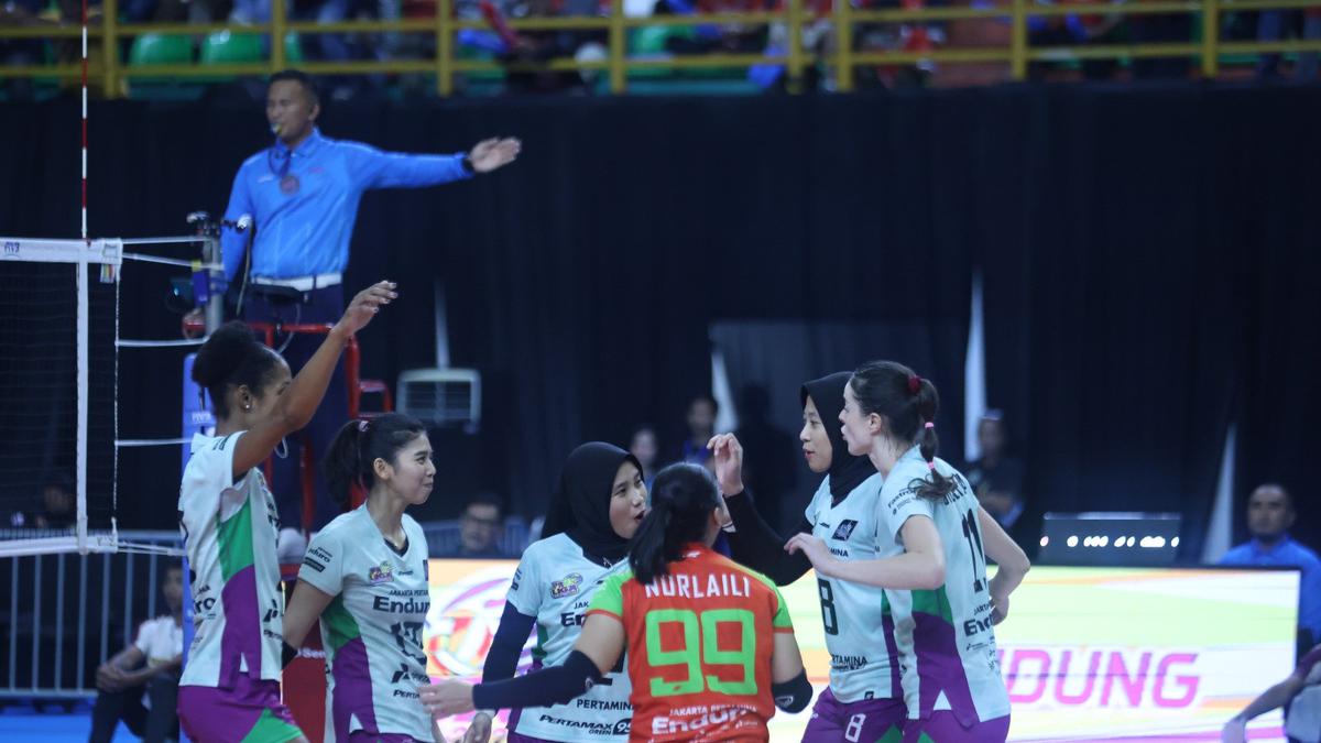 Hasil Proliga 2026: Jakarta Pertamina Enduro Tumbangkan Jakarta Popsivo Polwan