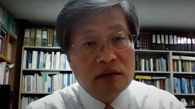 Dr. Seung-Whee Rhee, professor di the Department of Environmental Engineering, Kyonggi University, Korea. (Screenshot)