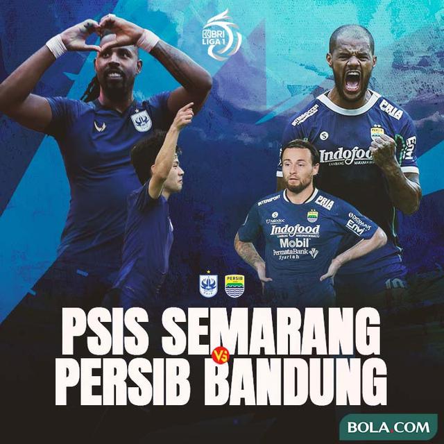 Liga 1 - Head to Head - PSIS Semarang Vs Persib Bandung