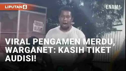 VIDEO: Viral Suara Merdu Pengamen Pria di Bekasi, Warganet: Kasih Tiket Audisi!