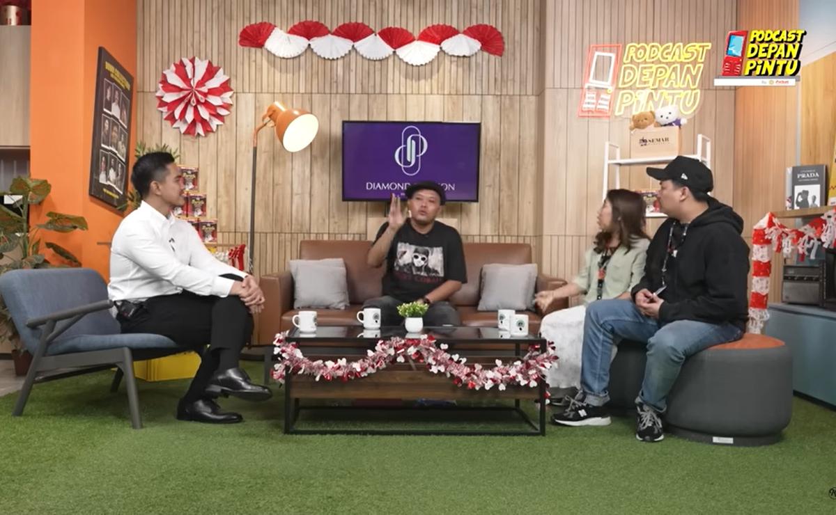 Potret Sule saat Diundang di Podcast Kaesang