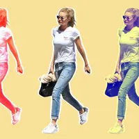 Inspirasi padu padan street style. (Sumber foto: harpersbazaar.com. DI: Iqbal Nurfajri)