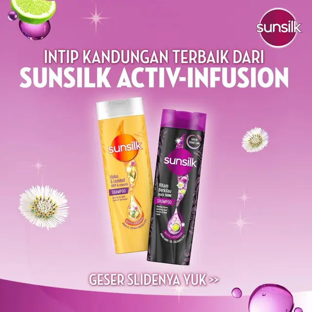 Sunsilk Activ-Infusion Black Shine dan Soft and Smooth