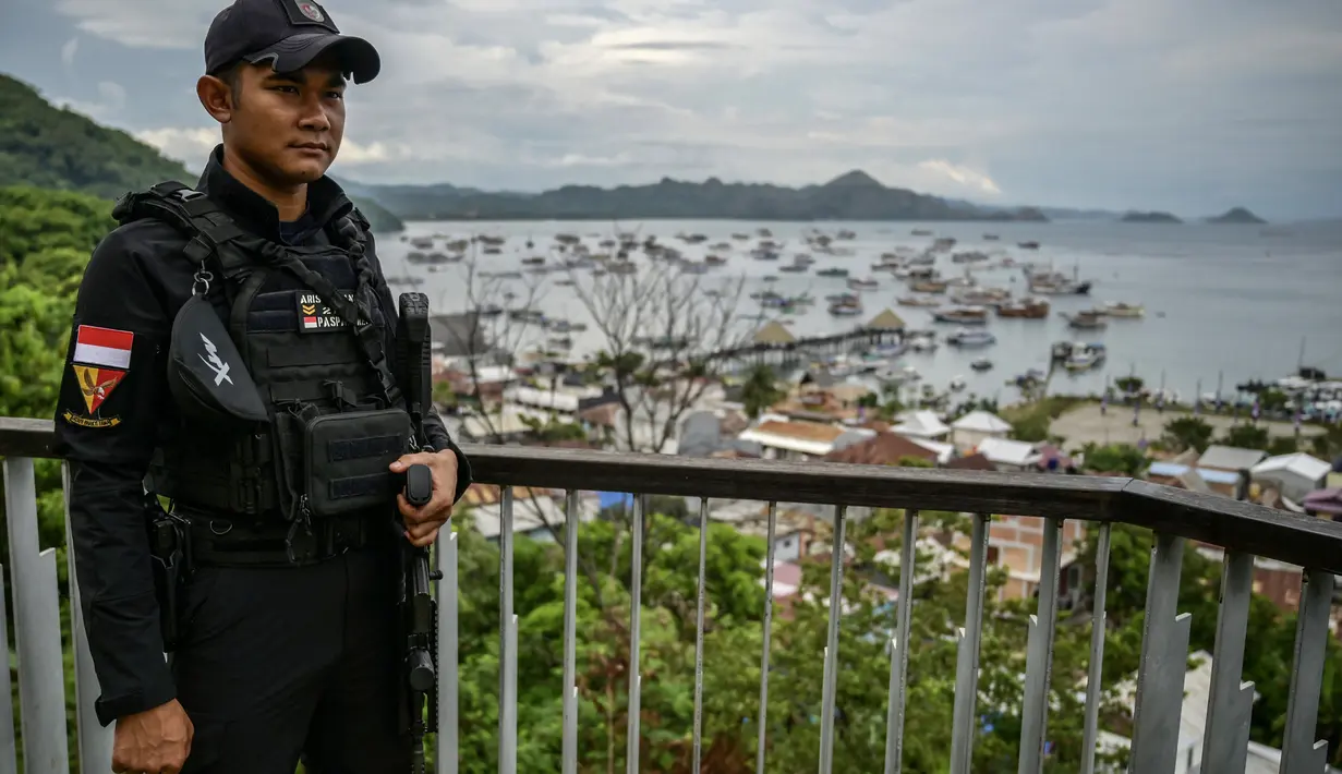 Sebelas kepala negara akan bersua membahas sejumlah isu penting di kawasan, khususnya dalam memperkuat ketahanan ekonomi ASEAN. (Photo by BAY ISMOYO / POOL / AFP)