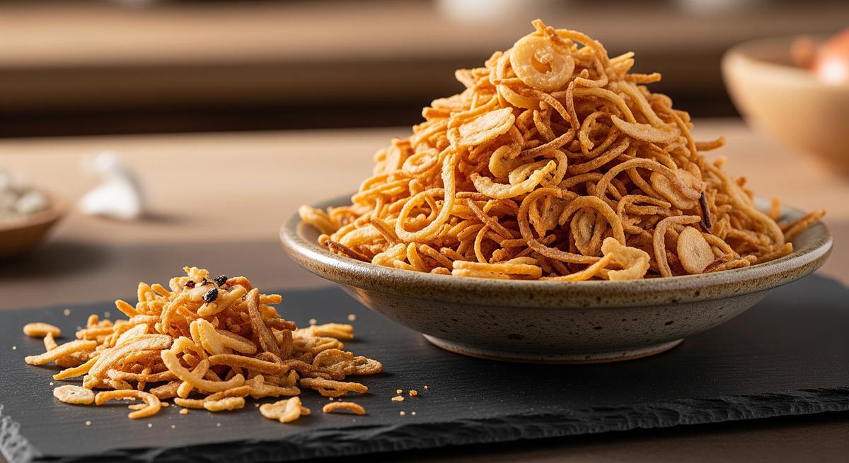Menggoreng Irisan Bawang Merah
