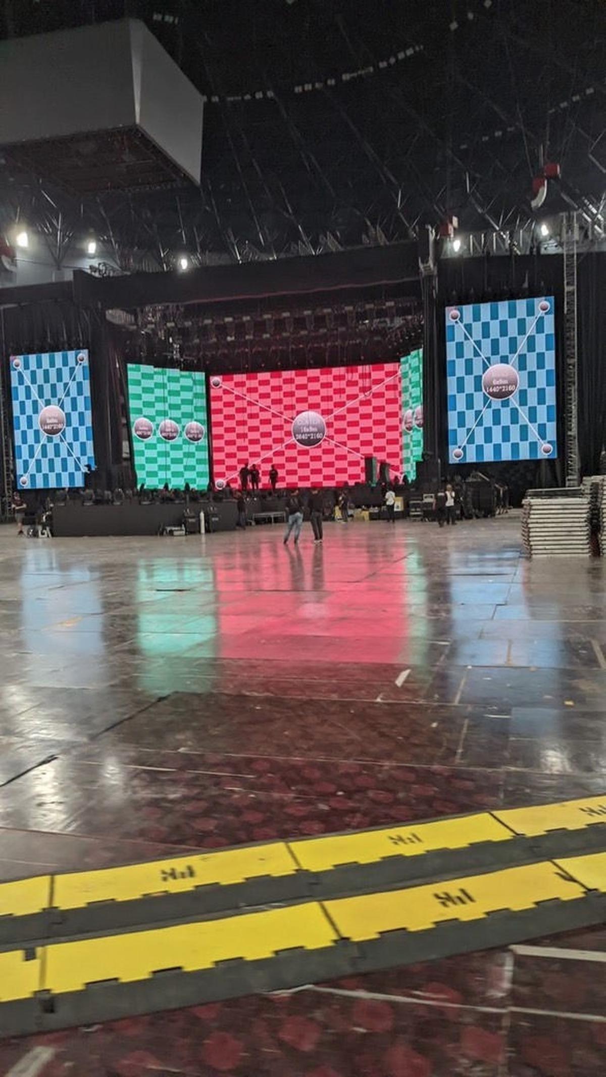 Begini Penampakan Panggung Dua Lipa di Jakarta yang Batal Digunakan, Dianggap Tak Penuhi Standar Keamanan
