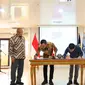 Kemenhub&nbsp;memberikan hak konsesi kepada PT. Weda Bay Port untuk melaksanakan kegiatan pengusahaan jasa kepelabuhanan Pelabuhan Lelilef (dok: kemenhub)