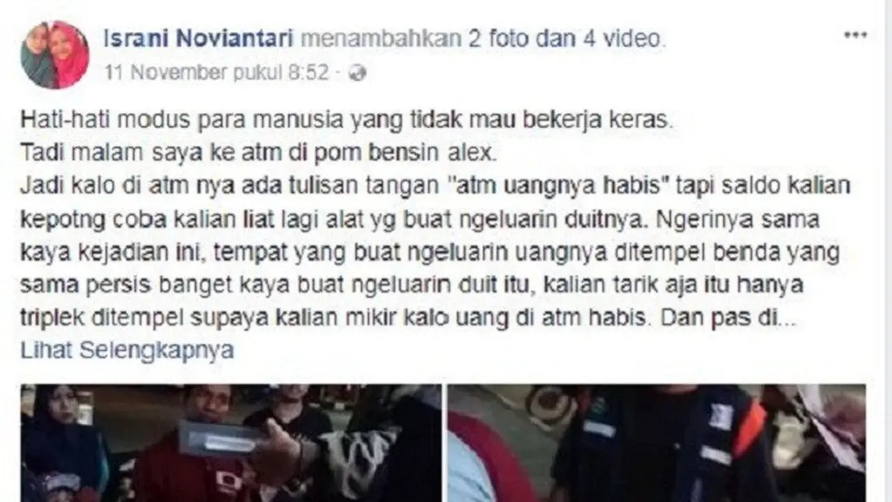 Bahaya Mengintai di Bilik ATM