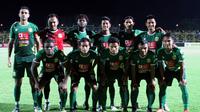 Bhayangkara Surabaya United menjunjung tinggi nilai-nilai kedisiplinan Kepolisian Republik Indonesia. (Bola.com/Fahrizal Arnas)