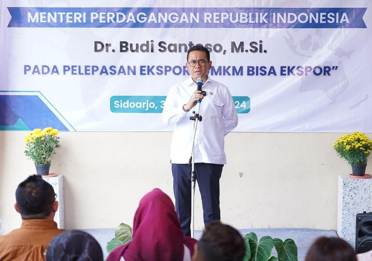 Mendag Lepas Ekspor Produk Empat UMKM dari Jatim