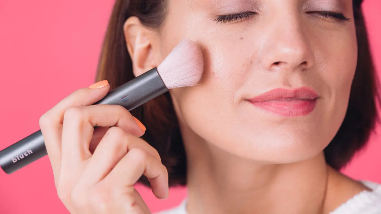 Blush on