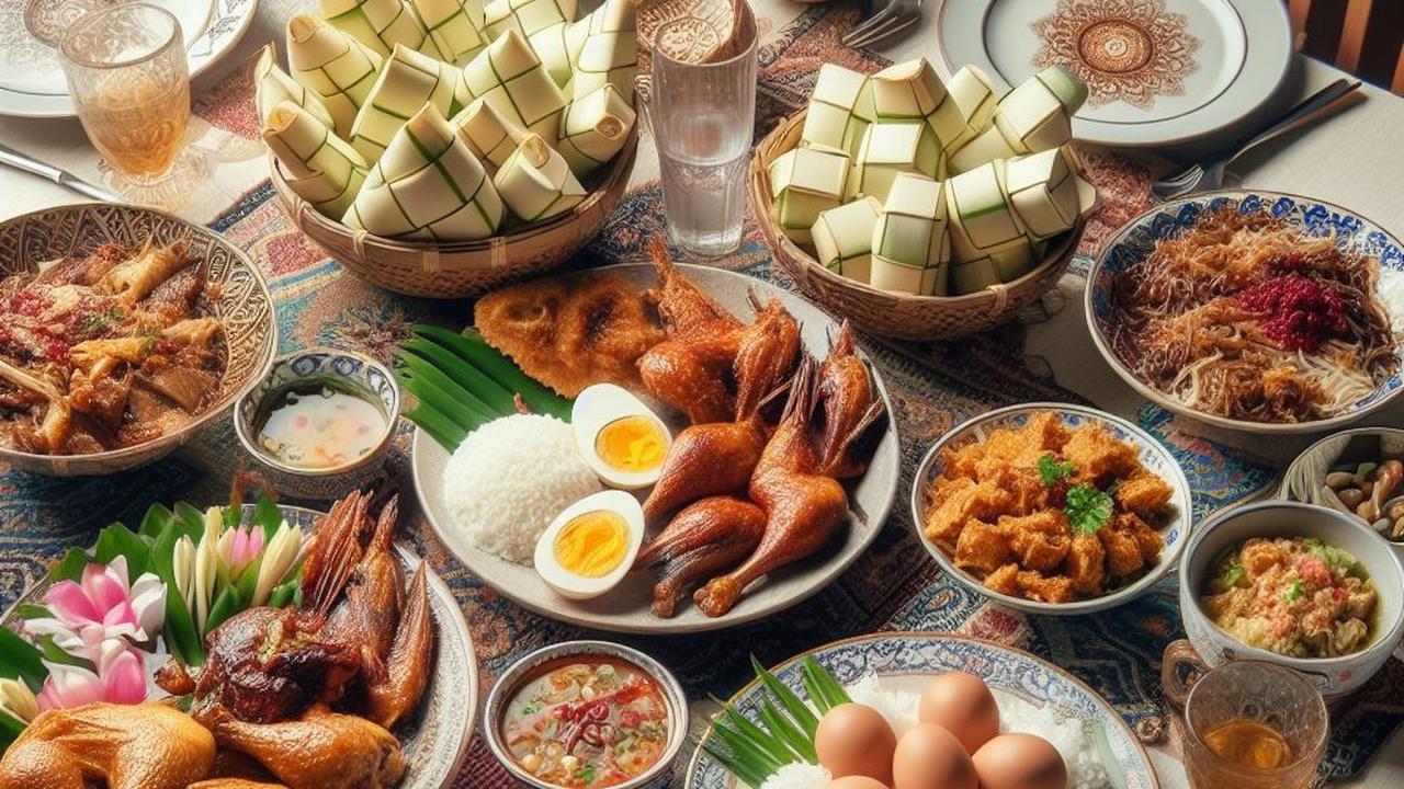 Ilustrasi Makanan Lebaran