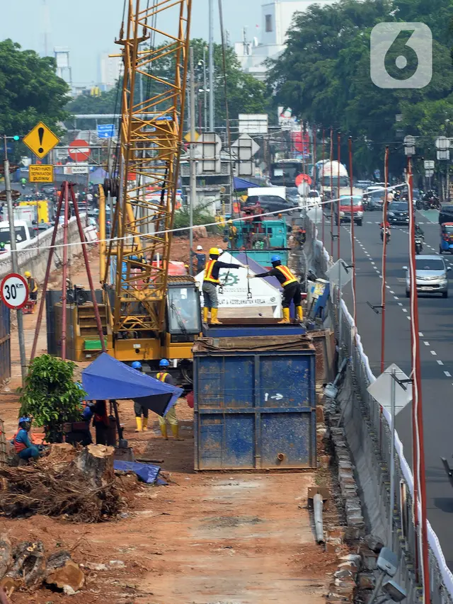 Proyek LRT Jakarta Velodrome -Manggarai