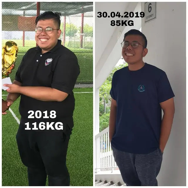 Cowok Ini Turunkan Berat Badan 41 Kg, Transformasinya Bikin Takjub